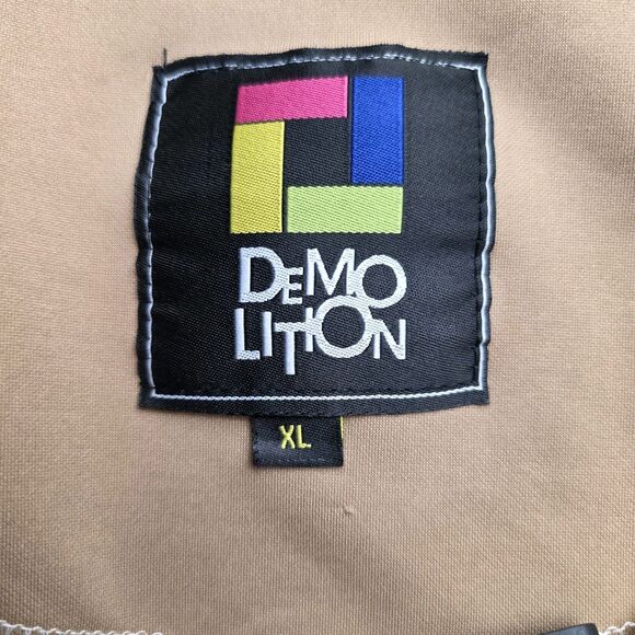 Demolition Men's XL Tan Multicolored Full Zip Jacket - Picture 5 of 9
